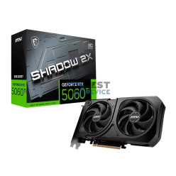 TARJETA GRÁFICA MSI RTX5060TI 8G SHADOW 2X OC PLUS GDDR7 912-V536-023