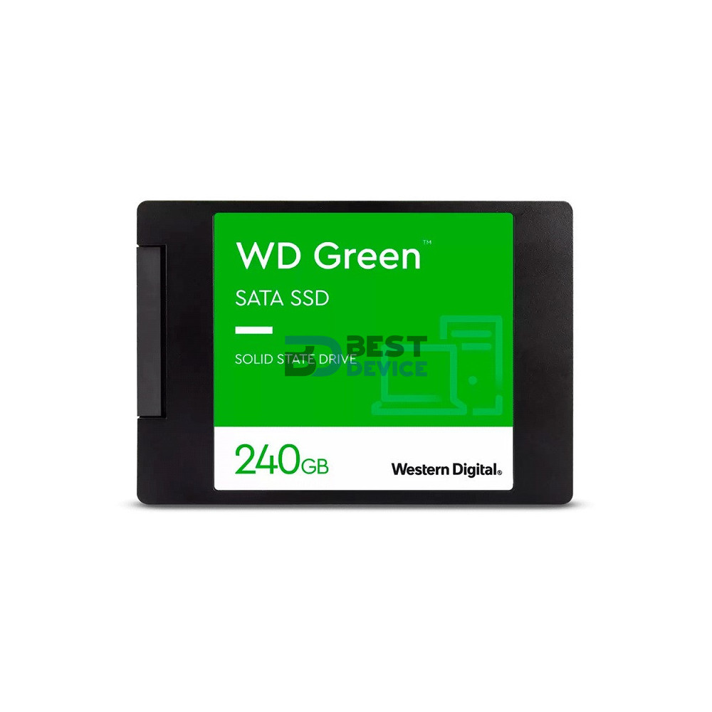 SSD WESTERN DIGITAL 240GB WDS240G3G0A GREEN 2.5 SSD WESTERN DIGITAL 240GB WDS240G3G0A GREEN 2.5