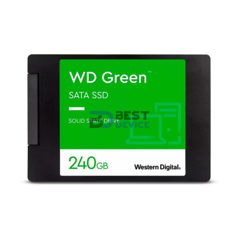 SSD WESTERN DIGITAL 240GB WDS240G3G0A GREEN 2.5 SSD WESTERN DIGITAL 240GB WDS240G3G0A GREEN 2.5