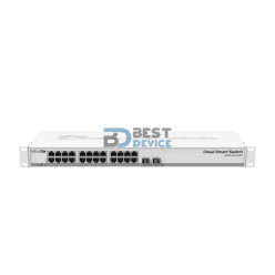 SWITCH MIKROTIK CLOUD SMART CSS326-24-2S+RM