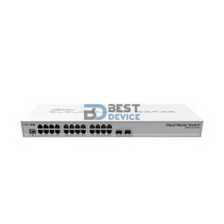 SWITCH ROUTER MIKROTIK CLOUD CRS326-24G-2S+RM L5.