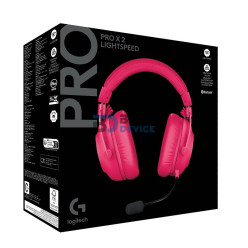 AURICULAR GAMER LOGITECH 981-001274 PRO X2 LIGHTSPEED WIR ROSA