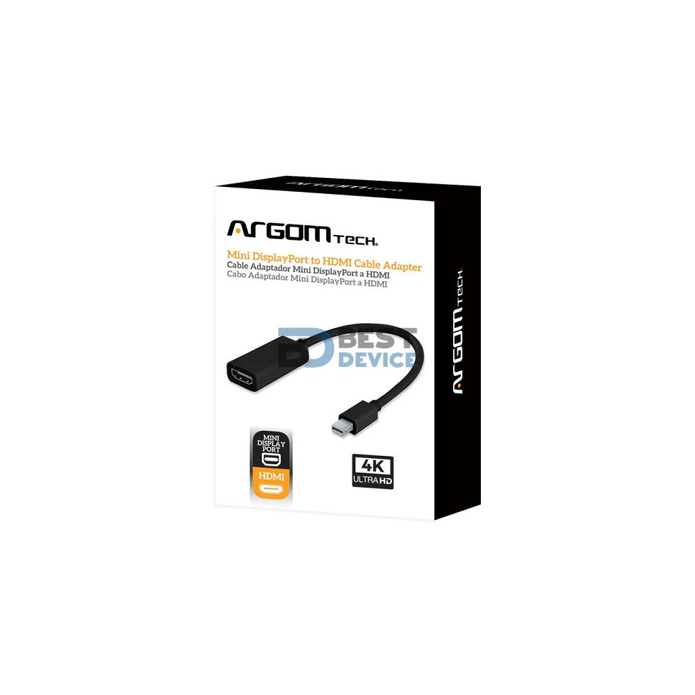 CABLE ADAPTADOR ARGOMTECH ARG-CB-0042 MINI DISPLAY PORT-H CABLE ADAPTADOR ARGOMTECH ARG-CB-0042 MINI DISPLAY PORT-H