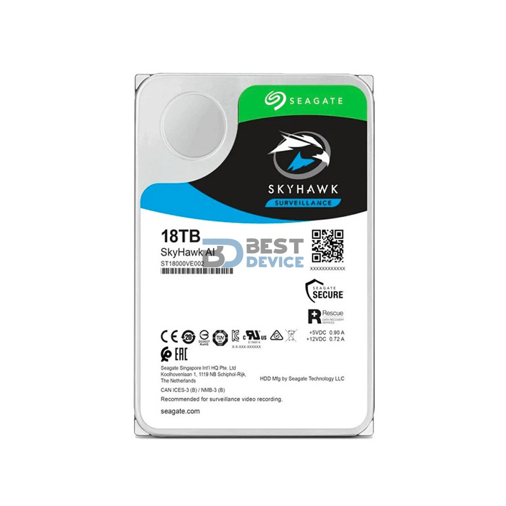 DISCO DURO SEAGATE 18 TB 7200 SURVEILLANCE 256MB