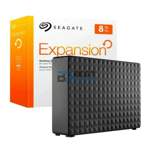 DISCO DURO EXTERNO SEAGATE 8 TB 3.0 USB NEGRO 3.5