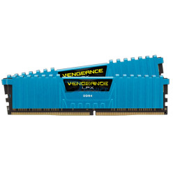 MEMORIA RAM CORSAIR DDR4 16GB 2666 MHZ VENGEANCE LPX 2X8 AZUL