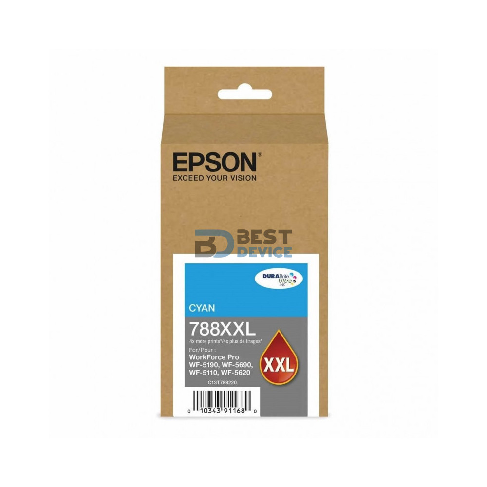 TINTA EPSON W5190/5690 T788XXL220-AL CYAN