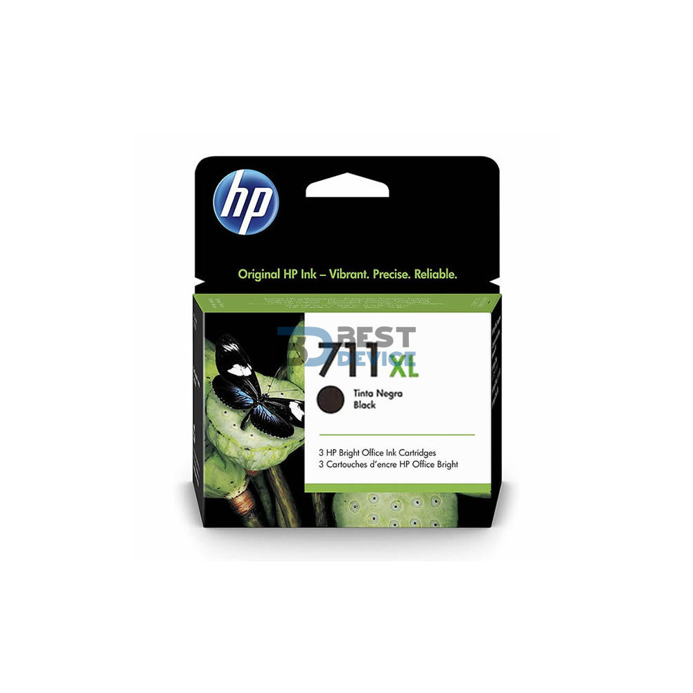 TINTA HP CZ133A 711 XL NEGRO T120/T520