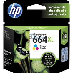 TINTA HP F6V30AL 664XL COLOR