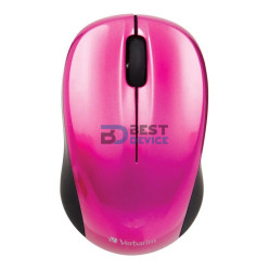 MOUSE VERBATIM INALAMBRICO 97669 NANO ROJO