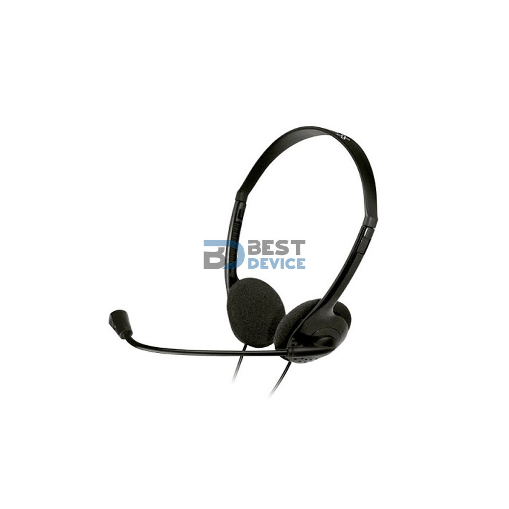 AURICULAR KLIP XTREME HEADSET KSH-290 SEKUAL C/CONT VOL/USB/NEGRO
