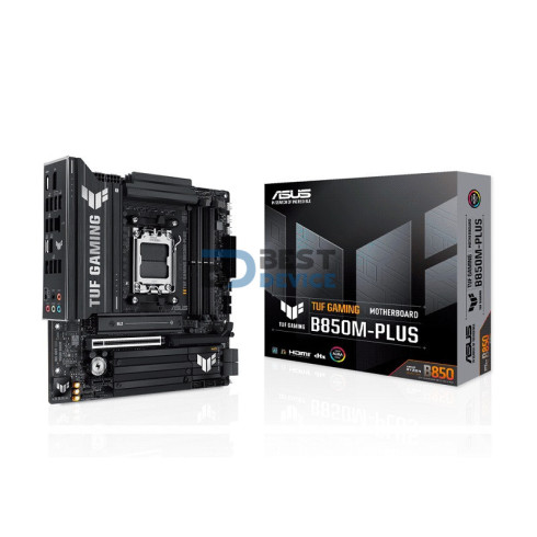 PLACA MADRE ASUS AM5 B850M-PLUS TUF GAMING DDR5 S/R/HDMI/DP/3M2/MATX