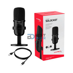 MICROFONO HYPERX 4P5P8AA SOLOCAST 2M 48KHZ/16-BIT NEG (HMIS1X-XX-BK/G)