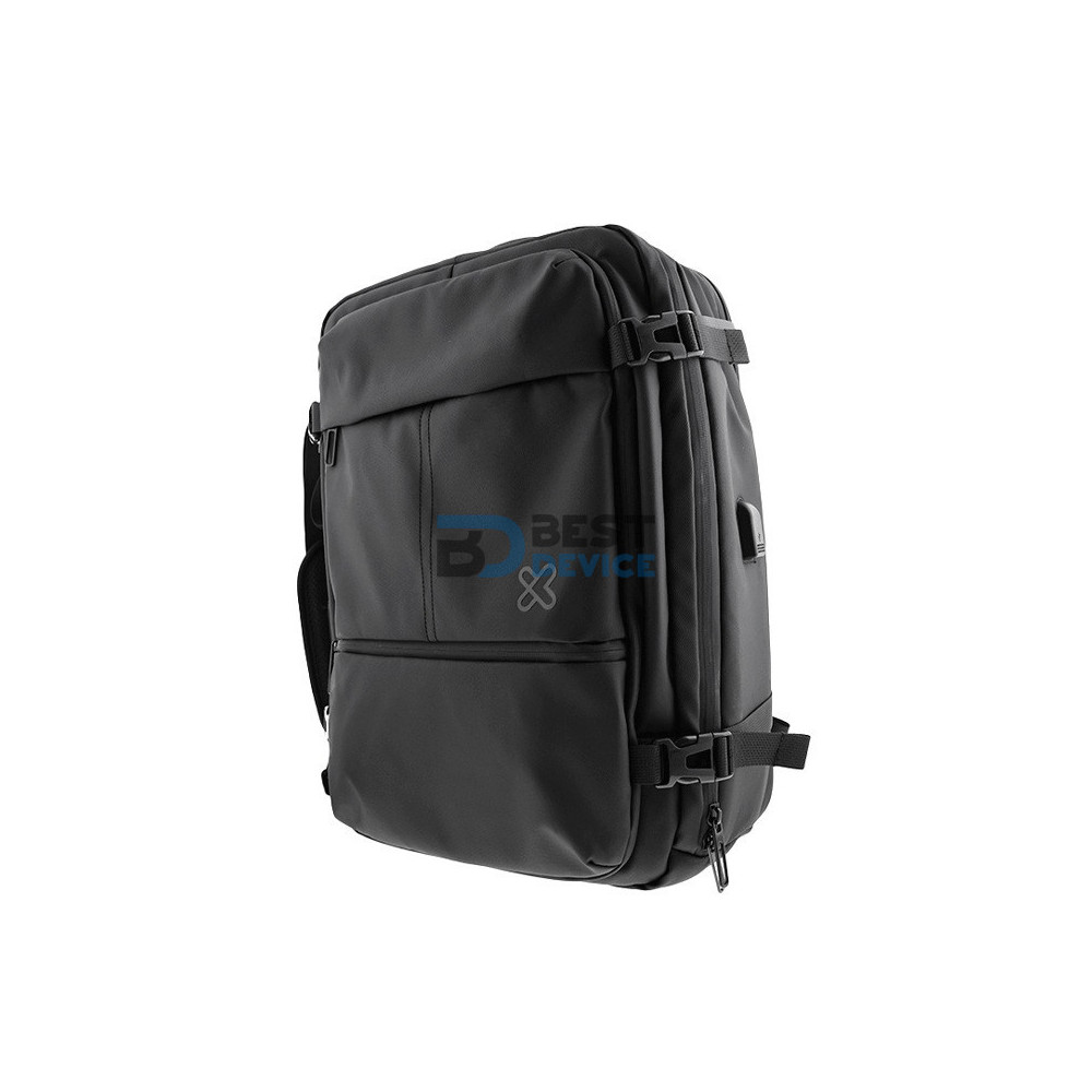 MOCHILA KLIP XTREME 17" KNB-950 NOMAD USB/CANDADO NEGRO
