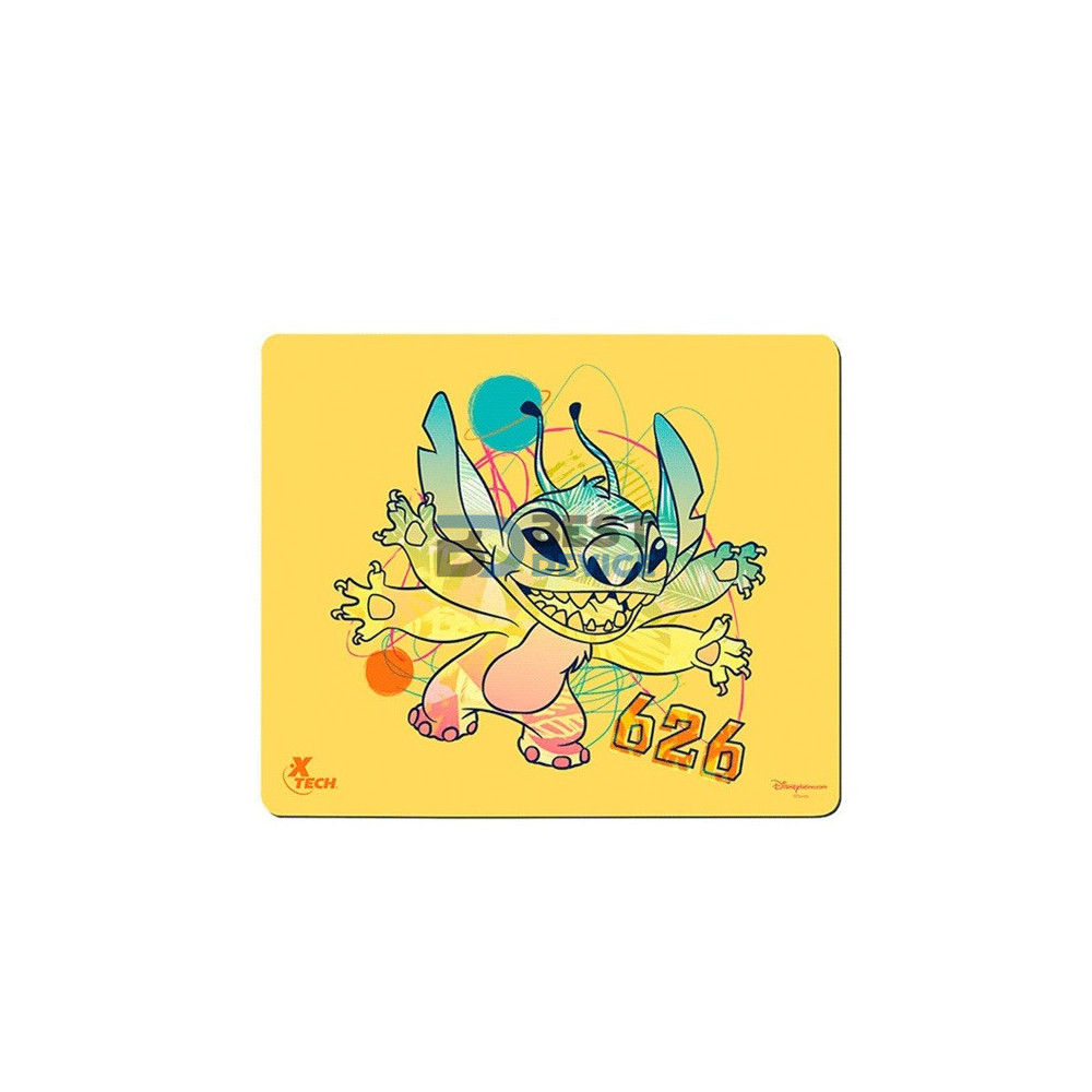 MOUSE PAD XTECH XTA-D100ST-YL STITCH AMARILLO 22X18CM