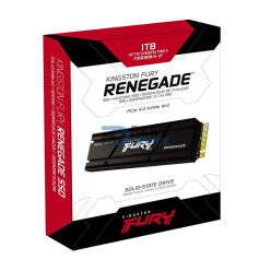 SSD KINGSTON 1 TB FURY RENEGADE SFYRSK/1000G M.2 NVME PCIE4 CON DISIPADOR TERMICO
