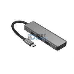 ADAPTADOR SATE USB TIPO C 5 EN 1 A-HUBC51