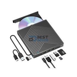 GRABADOR EXTERNO DVD-RW MULTIFUNCION USB 3.0