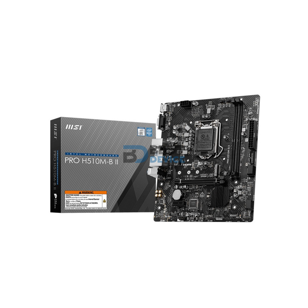 PLACA MADRE MSI H510M-B PRO II 1200 M.2/DDR4/HDMI/VGA/U
