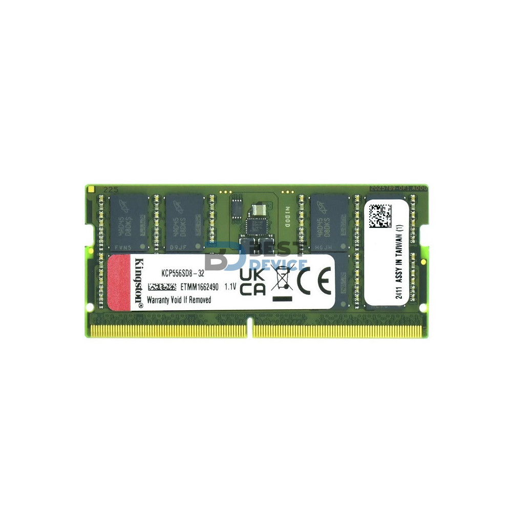 MEMORIA RAM PARA NOTEBOOK DDR5 KINGSTON 32G 5600 KCP556SD8-32
