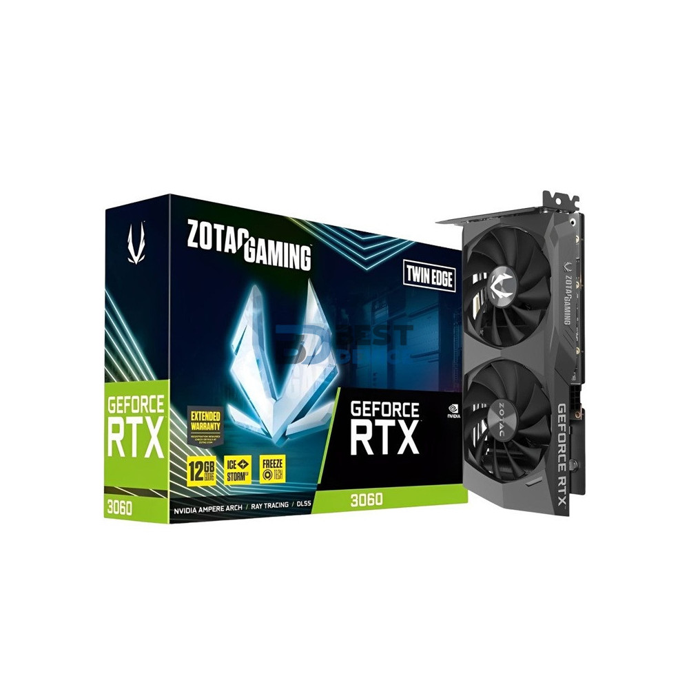 TARJETA GRÁFICA ZOTAC 12GB GEFORCE RTX3060 TWIN EDGE ZT-A30600E