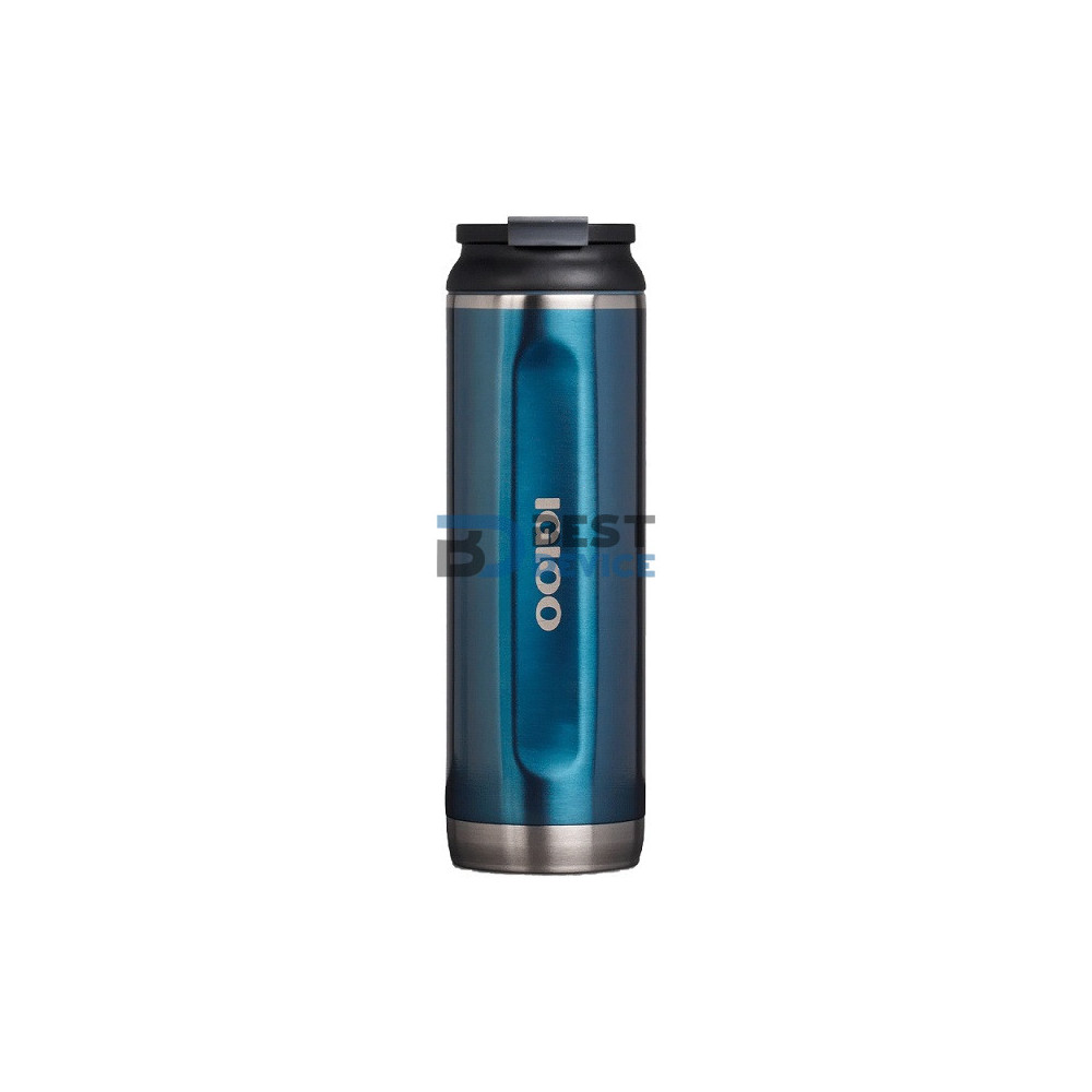 BOTELLA IGLOO 600ML SSTL TMBLR AZUL MODERNO 4P 71074