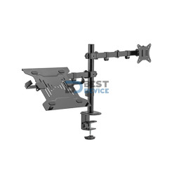 SOPORTE FTX PARA 1 MONITOR 17" A 32" Y 1 NOTEBOOK 14" A 15.6" FTX66-C024ML