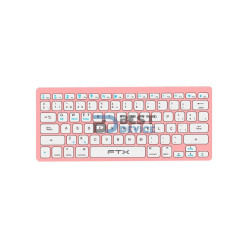 TECLADO BT FTXB1000 ULTRA SLIM POR/ROSA