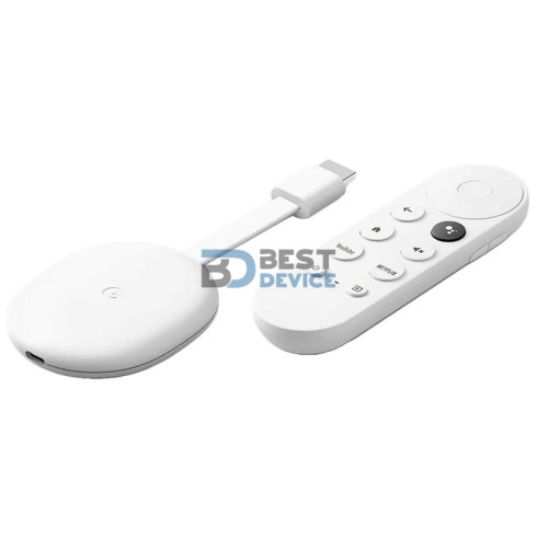 ADAPTADOR CHROMECAST CON GOOGLE TV WHITE 4K GA01919