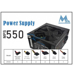FUENTE MTEK MPS550 24 PINES C/SATA