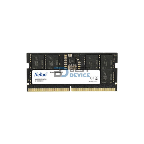 MEMORIA RAM PARA NOTEBOOK DDR5 NETAC 16GB 4800 MHZ BASIC C40