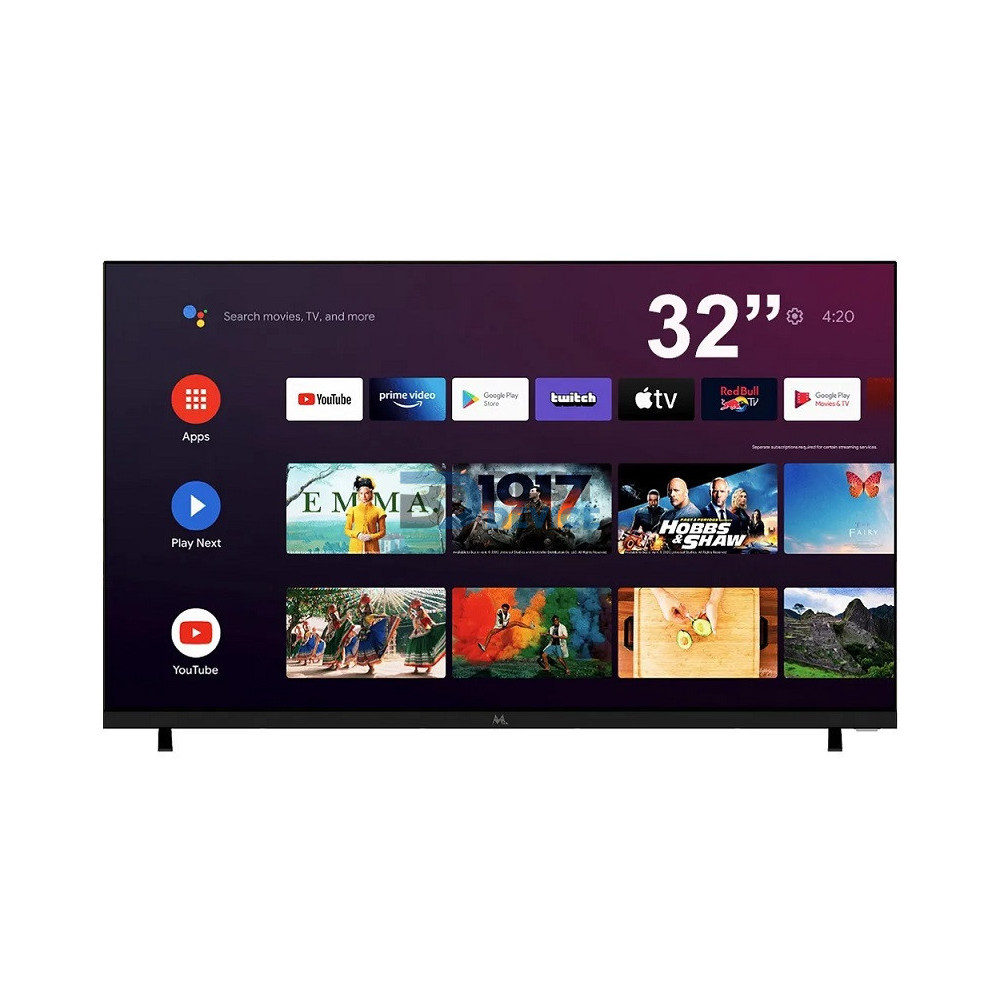 TV MTEK 32"HD MK32FSAH SMART ANDROID NETFLIX WIFI
