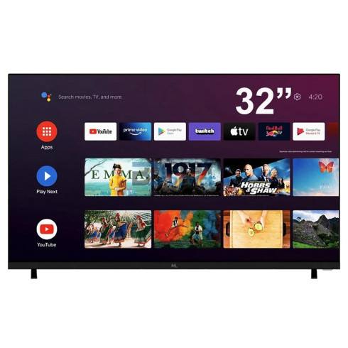 TV MTEK 32"HD MK32FSAH SMART ANDROID NETFLIX WIFI