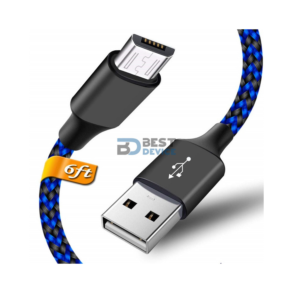 CABLE ARGOMTECH ARG-CB-0021BL MICRO USB TO USB 1.8M AZUL