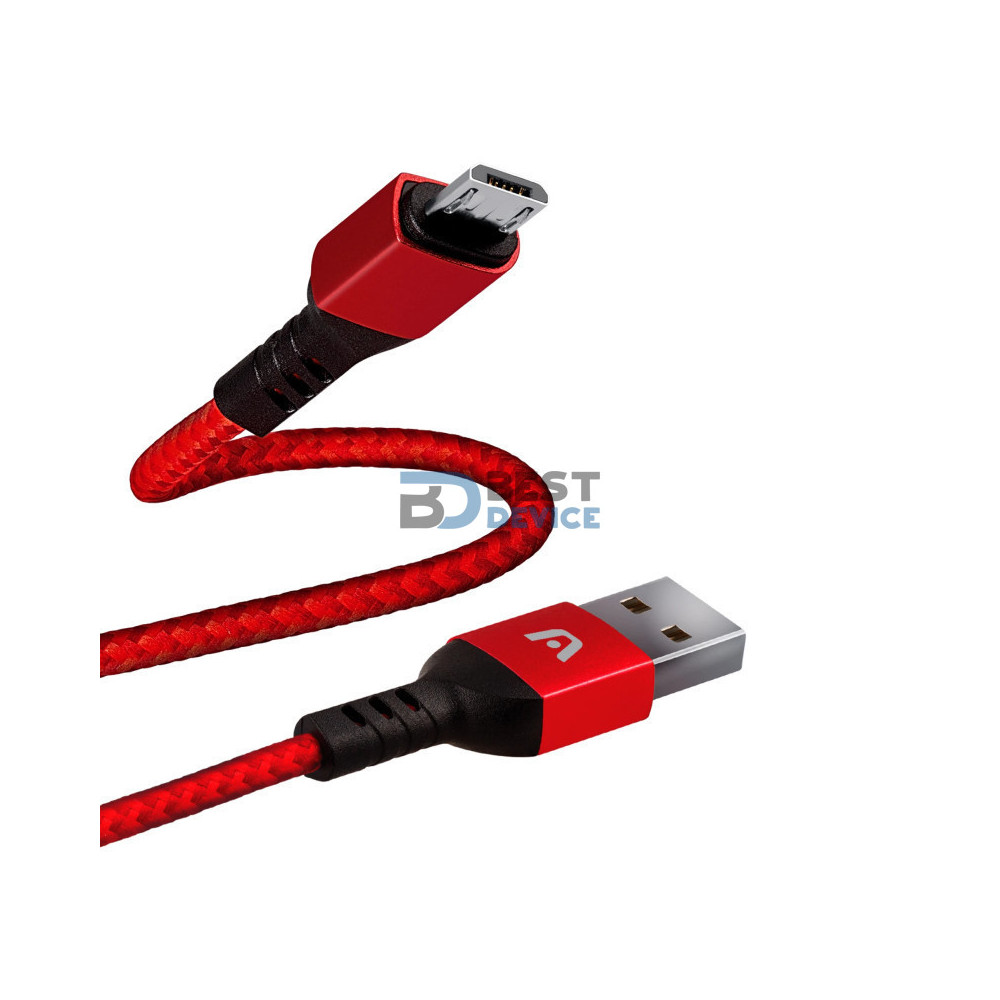 CABLE ARGOMTECH ARG-CB-0021RD MICRO USB TO USB 1.8M ROJO