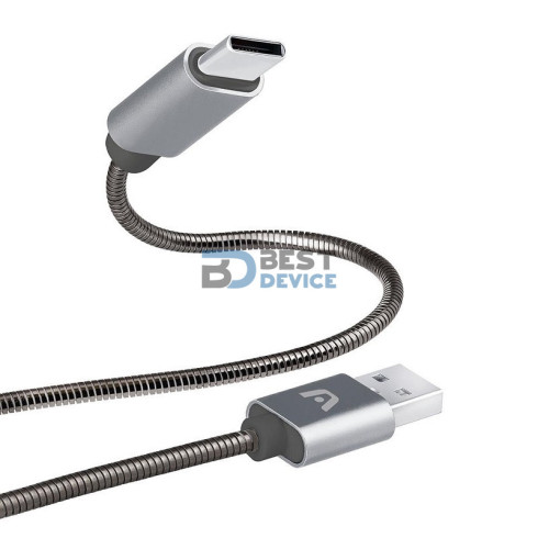 CABLE ARGOMTECH ARG-CB-0028GR TIPO C TO USB 1M. GRIS