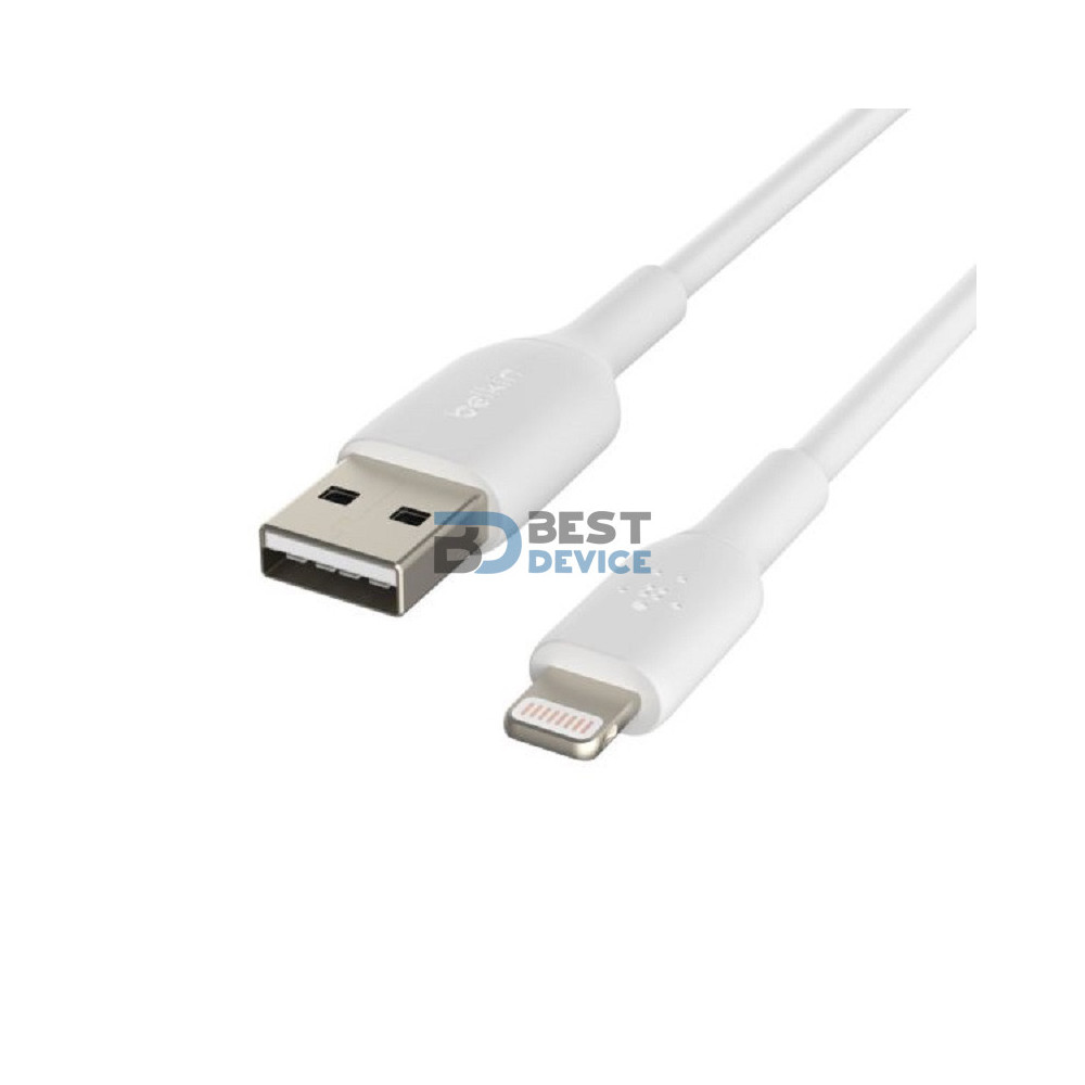 CABLE BELKIN iOS USB-A LIGHT 10" F8J023BT3M-WHT
