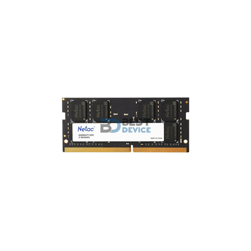MEMORIA RAM PARA NOTEBOOK DDR4 NETAC 16GB 3200 MHZ BASIC C22