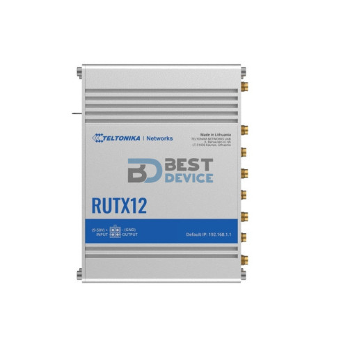 ROUTER CELULAR INDUSTRIAL TELTONIKA RUTX12 5G 2SIM