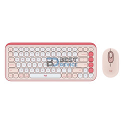 TECLADO LOGITECH 920-013053 POP ICON COMBO WIR ROSA