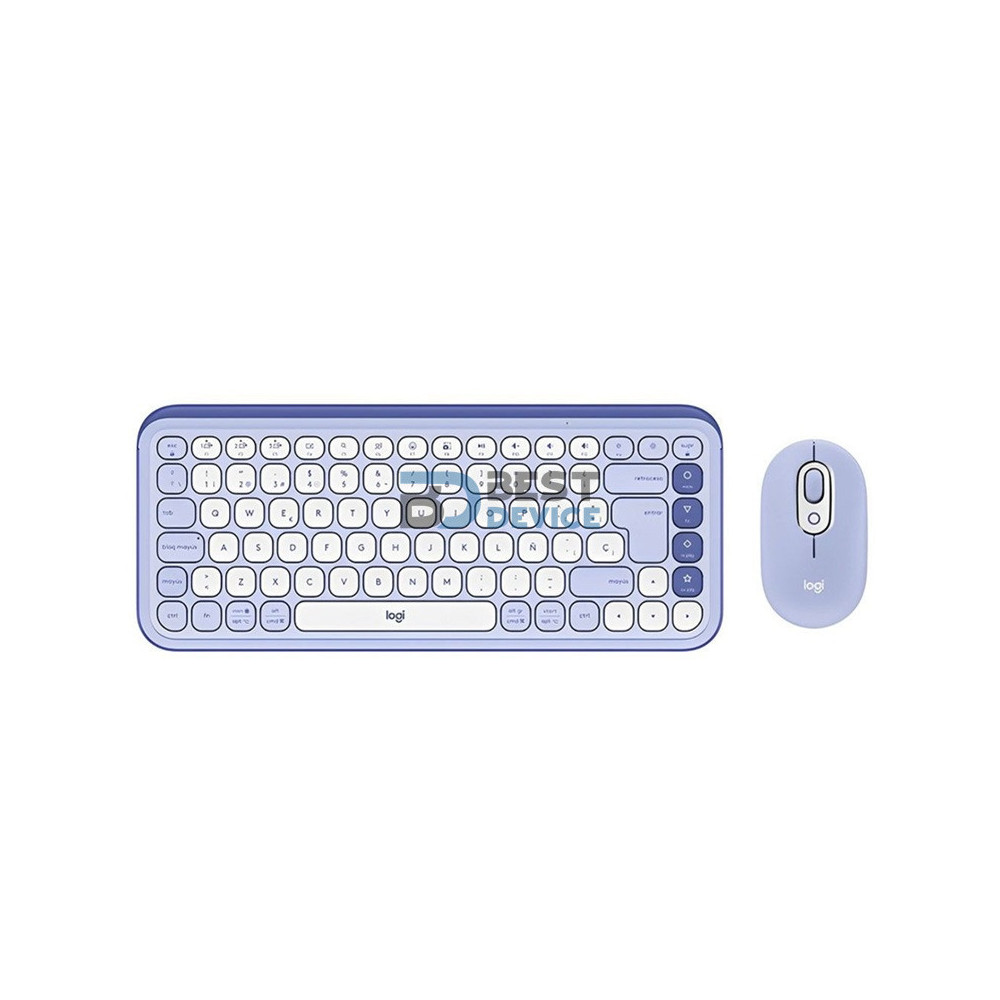 TECLADO LOGITECH 920-013054 POP ICON COMBO WIR LILA