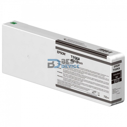 TINTA EPSON P9000 T55K800 NEGRO MATE ULTRACHROME 700