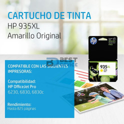 TINTA HP C2P26AL 935XL YELLOW (6230)