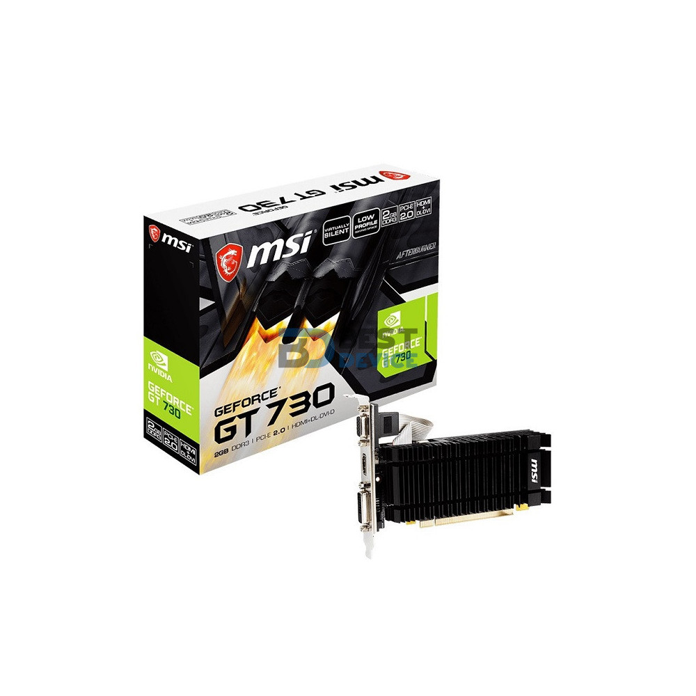 TARJETA GRÁFICA MSI N730K-2GD3H 2GB/DDR3/64bit/1600 MHZ