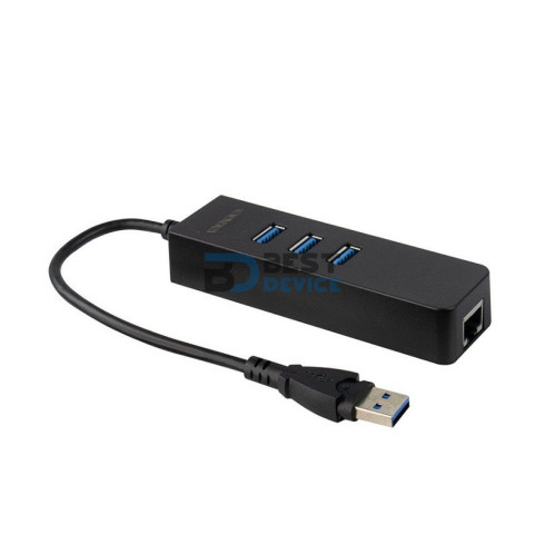 ADAPTADOR SATE A-HUB41 USB 4 PUERTOS RJ45