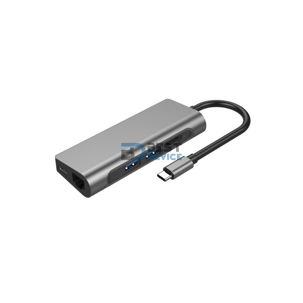 ADAPTADOR SATE USB TIPO C 7 EN 1 A-HUBC53