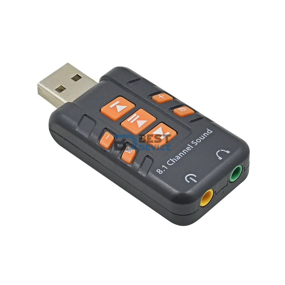ADAPTADOR USB-SONIDO 8.1