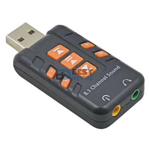 ADAPTADOR USB-SONIDO 8.1