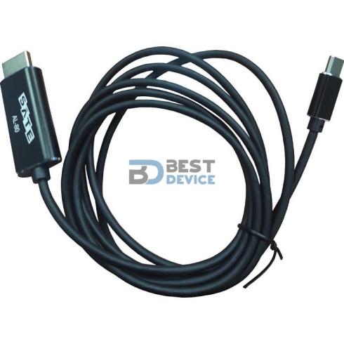 CABLE SATE AL-80 USB-C A HDMI 2 MTS