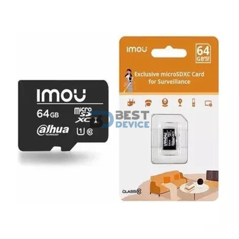 MEMORIA IMOU MICRO SD 64GB (ST2-64-S1)